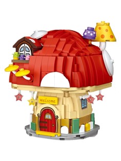 Конструктор LOZ only Грибной домик 674 детали № 4103 Mushroom House
