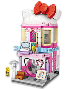 Конструктор LOZ mini Магазин косметики 371 дет. № 1629 Cosmetics Store Street mini Series