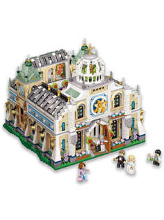 Конструктор LOZ mini Свадебная часовня 3308 дет. № 1035 Wedding Chapel MiniBlock