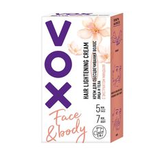 Крем для обесцвечивания волос VOX для лица и тела 2x50 мл
