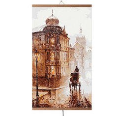Пленочный инфракрасный обогреватель-картина "Prague" с термостатом, 500 Вт Домашний очаг