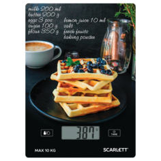 Весы кухонные Scarlett SC-KS57P75 черный