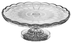 Фруктовница Коралл Хрустальное солнце 110 мм