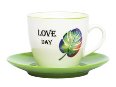 Кружка Эврика Монстера Love Day 220ml 99935 Elan Gallery