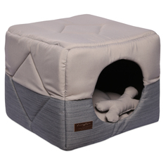 Домик-лежанка Lion Кубик Размер S, 40х40х40 см оксфорд/габардин