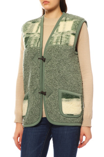 Жилет женский Alwero ЖИЛЕТ ALPEN ЗЕЛЕНЫЙ КЛЕТКА зеленый 5XL