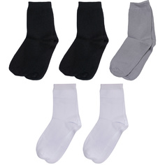 Носки для мальчиков ХОХ 5-d-1226 цв. белый; черный; серый р. 34