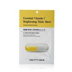 Маска для лица против пигментации Prettyskin Essential Vitamin C с витамином C 25мл