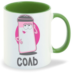 Кружка CoolPodarok Соль перец есть пара