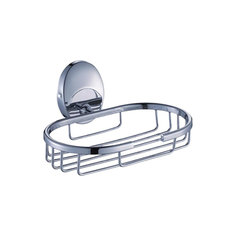 Мыльница металлическая с держателем EKKO E1602-2