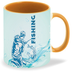 Кружка CoolPodarok Рыбалка Fishing