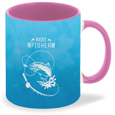 Кружка CoolPodarok Рыбалка Best fisher