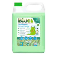 Гель для посуды алое Biolik 5л