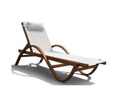 Лежак AFM-511 White Afina