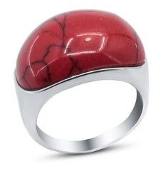 Кольцо из серебра с кораллом р. 17.5 Silver Wings 21sr0892-97