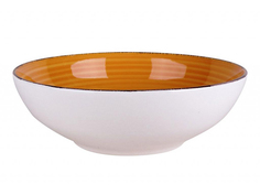 Набор тарелок 6 шт. Браш оранжевый HMH210902S/B 18см 660мл Коралл