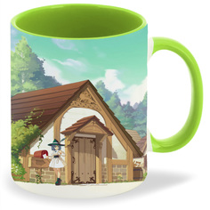 Кружка CoolPodarok fantasy life mabinogi Удочка Рыбалка Рыба Аниме