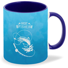 Кружка CoolPodarok Рыбалка Best fisher