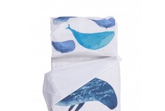 Постельное белье Forest kids Cute Whale 120х60 см, 3 предмета, 376300/376208