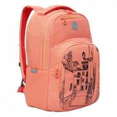 Рюкзак женский Grizzly RD-241-1 персиковый