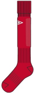 Футбольные гетры Umbro 140217 алый 28-30 RU
