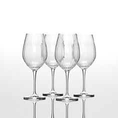 Хрустальные бокалы Strotskis Adajio 0601/4 для красного вина 4 шт. прозрачные 450 мл