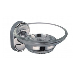 Стеклянная мыльница навесная EKKO E1902