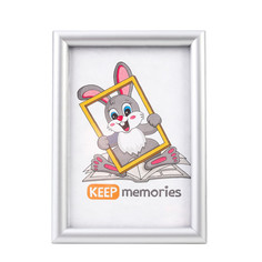Фоторамка пластик 10х15 см 140 серый 5367356 Keep Memories