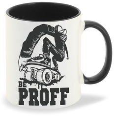 Кружка CoolPodarok Прикол Скейт Be Proff