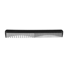 Расческа для волос Zinger комбинированная черная, 17,3 см