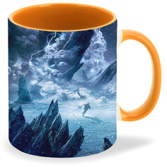 Кружка CoolPodarok lost planet 3 Боевой робот Ледяные глыбы Солдат