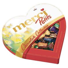 Шоколадный набор Merci Petits Сердце 250 г ..,Merci