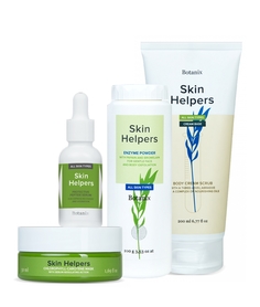Набор Skin Helpers №8 Крем-скраб 200мл+пудра 100г+Сыворотка 30мл+маска 50мл