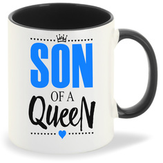 Кружка CoolPodarok Прикол Семья Son of a Queen Сын королевы