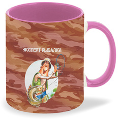 Кружка CoolPodarok Рыбалка Эксперт рыбалки