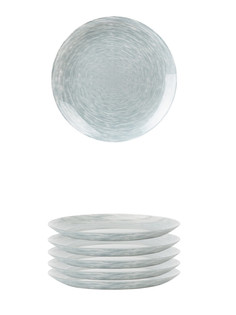 Набор тарелок 6 шт., десертные тарелки, тарелка БРАШМАНИЯ 20,5 см 6 шт Luminarc
