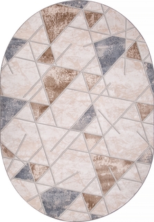 Ковер турецкий AkTs 80x150 см бежевый