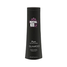 Профессиональный тонирующий шампунь Kiss glamwash Plum (Cлива, красно-фиолетовый)