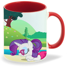 Кружка CoolPodarok Мульфильмы Мой маленький пони My little Poni (у водоёма)