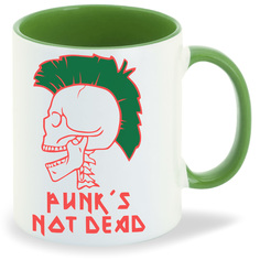 Кружка CoolPodarok Punks not dead панки не мертвы