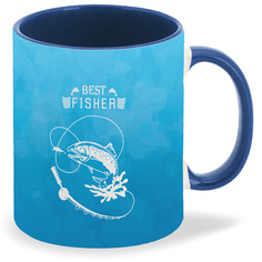 Кружка CoolPodarok Рыбалка Best fisher