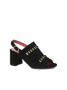 Босоножки женские Pas De Rouge 2842 черные 38 EU