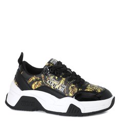 Кроссовки женские Versace Jeans Couture 72VA3SF4 черные 36 EU