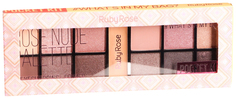 Палетка теней для век и праймер Rose nude palette, Ruby Rose, 12 оттенков