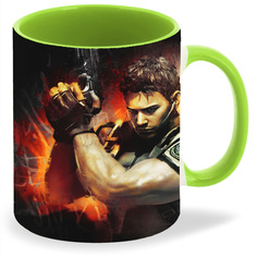 Кружка CoolPodarok Обитель зла 5 Resident Evil Спина к спине