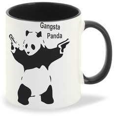 Кружка CoolPodarok Gangsta Panda панда