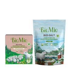 Таблетки для посудомоечной машины BioMio 7-в-1 + Соль для посудомоечных машин 1000 гр