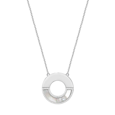 Колье из серебра с перламутром 55 см Fresh Jewelry PI-N02680-X-W-PN-X-W