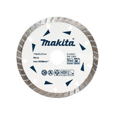 Диск алмазный по бетону и мрамору 125x22.23 мм сухая резка Makita D-52803
