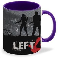 Кружка CoolPodarok Left 4 dead Силуэты